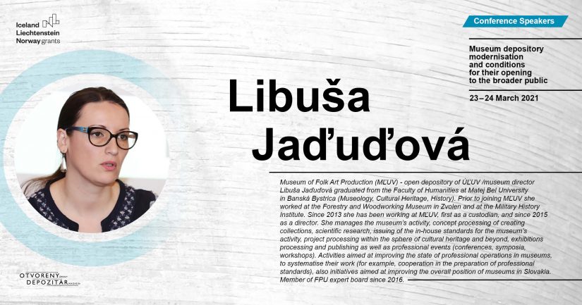 Conference Speaker - Mrs. Libusa Jadudova